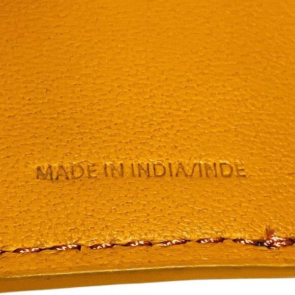 Coach Triangle Leather Coin Case - Picture 5 of 9